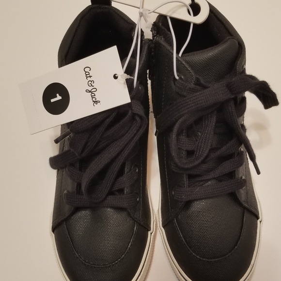 Cat & Jack Hi-Top Sneakers with Zipper - Picture 4 of 5